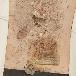 مملوكة مسبقًا Loewe Anagram Size 40 White Leather Lace Up Derby Shoes