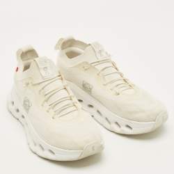 Pre Owned Loewe x On Cloudtilt  Size 38 Off White Fabric Running Sneakers