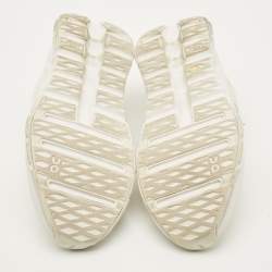 Pre Owned Loewe x On Cloudtilt  Size 38 Off White Fabric Running Sneakers