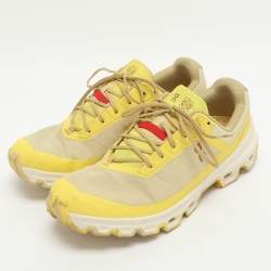مملوكة مسبقًا Loewe X On Cloudventure Size 40 Yellow Canvas Lace Up Sneakers