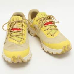 مملوكة مسبقًا Loewe X On Cloudventure Size 40 Yellow Canvas Lace Up Sneakers