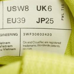 Pre Owned حذاء رياضي لووي اكس اون رانينج كلاودفينتشر شبكي أبيض قصير مقاس 40