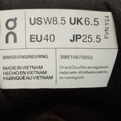 Pre Owned Loewe x On Running Cloudtilt 2 Size 40 Black/Grey Mesh Low Top Sneakers