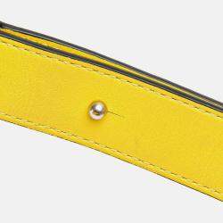 Loewe Yellow Mini Calfskin Puzzle Bumbag