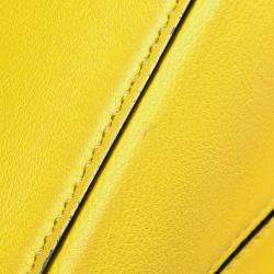 Loewe Yellow Mini Calfskin Puzzle Bumbag