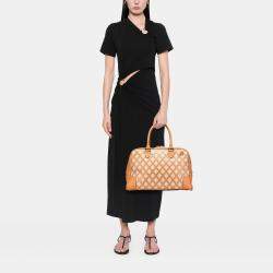 Pre Owned Extra Large Canvas and Cut Out Leather Amazona 75