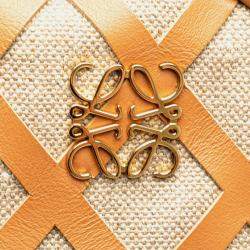 Pre Owned Extra Large Canvas and Cut Out Leather Amazona 75