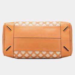 Pre Owned Extra Large Canvas and Cut Out Leather Amazona 75