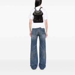 Pre Owned Loewe Small Leather Goya Stars Backpack