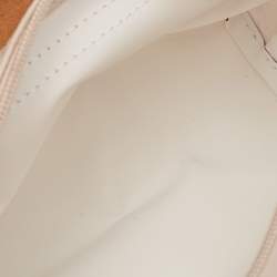 Longchamp Beige Leather and Nylon Le Pliage Pouch