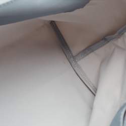 Longchamp Light Blue/Brown Nylon Small Short Le Pliage Tote