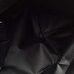 Longchamp Black/Brown Nylon Large Le Pliage Tote
