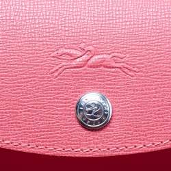 Pre Owned Longchamp Red Nylon Medium Le Pliage Tote