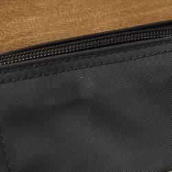 Pre Owned Longchamp Le Pliage Travel Black Nylon Tote