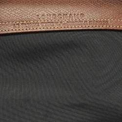 Pre Owned Longchamp Le Pliage Travel Black Nylon Tote