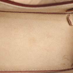 Pre Owned حقيبة كتف لونج شامب جلد بنية بوكس ترود