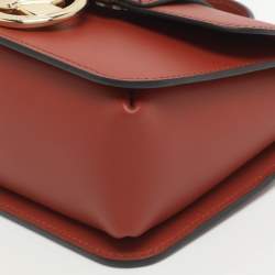 Pre Owned حقيبة كتف لونج شامب جلد بنية بوكس ترود