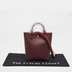 مملوكة مسبقًا حقيبة يد لونشامب إبير صغيرة ثلاثية الألوان جلدية