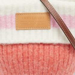 مملوكة مسبقًا Longchamp Le Pliage Cocooning S Multicolor Leather and Wool Crossbody Bag