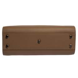 Longchamp Taupe Leather Small Paris Premiere Tote