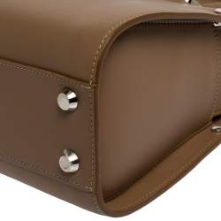 Longchamp Taupe Leather Small Paris Premiere Tote