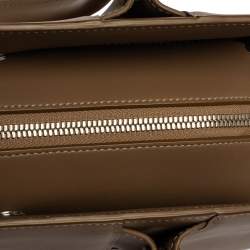 Longchamp Taupe Leather Small Paris Premiere Tote