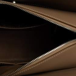 Longchamp Taupe Leather Small Paris Premiere Tote