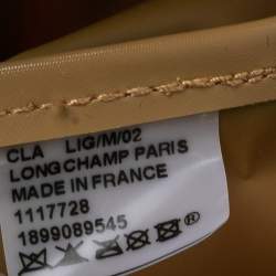 Pre Owned Longchamp Red Nylon and Leather Le Pliage Tote