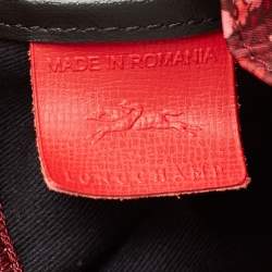 Longchamp Red Canvas Le Pliage Backpack