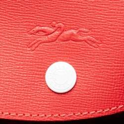 Longchamp Red Canvas Le Pliage Backpack