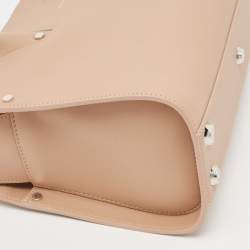 Pre Owned Longchamp Light Pink Leather Paris Premiere Tote