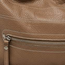 Longchamp Beige Leather Hobo