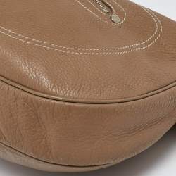 Longchamp Beige Leather Hobo