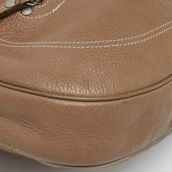 Longchamp Beige Leather Hobo