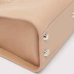 Longchamp Beige Leather Paris Premiere Tote