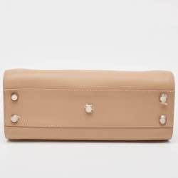 Longchamp Beige Leather Paris Premiere Tote