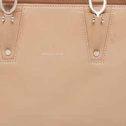 Longchamp Beige Leather Paris Premiere Tote
