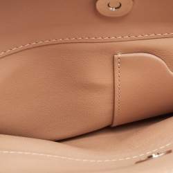 Pre Owned Longchamp Beige Leather Small Paris Premiere Tote