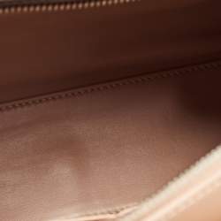 Pre Owned Longchamp Beige Leather Small Paris Premiere Tote