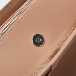 Longchamp Beige Leather Small Paris Premiere Tote