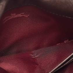 Longchamp Multicolor Snakeskin Embossed Leather Continental Wallet