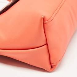 Pre Owned Longchamp Orange Leather Le Pliage Xtra Crossbody Bag