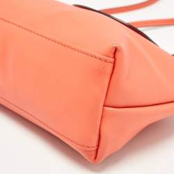 Pre Owned Longchamp Orange Leather Le Pliage Xtra Crossbody Bag