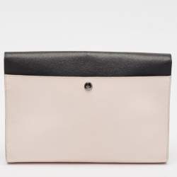 Longchamp Tricolor Leather Heritage Le Pliage Clutch