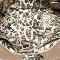 Longchamp Clay Beige Python Embossed Leather Gatsby Tote