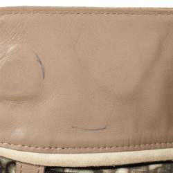 Longchamp Clay Beige Python Embossed Leather Gatsby Tote