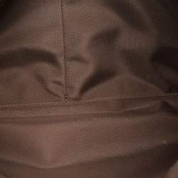 Longchamp Dark Brown Leather Small Le Foulonne Briefcase