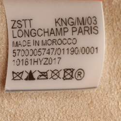 Longchamp Orange Épure Leather Bucket Bag