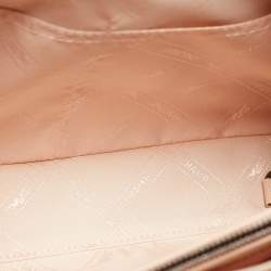 Longchamp Pink Leather Madeleine Top Handle Bag