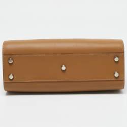 Longchamp Brown Leather Small Paris Premiere Tote